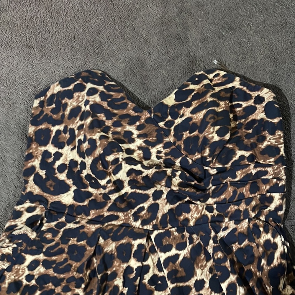 Cheetah strapless dress - Picture 2 of 2